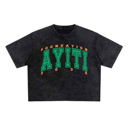 Foundation Ayiti 2030 Boxy Snow Washed T-shirt