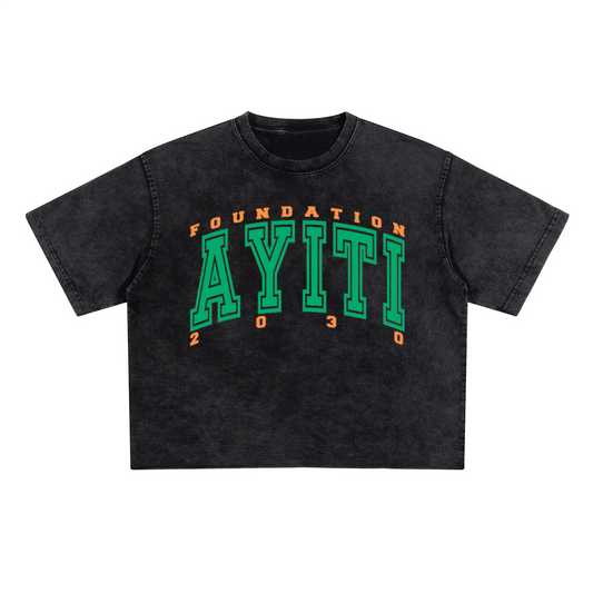 Foundation Ayiti 2030 Boxy Snow Washed T-shirt
