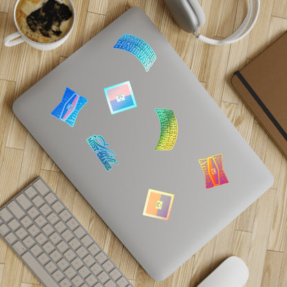 Vibrant Haitian Pride Sticker Sheet Bundle - 10pcs for Home & Celebrations